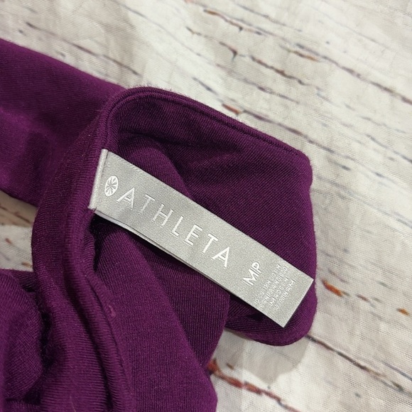 Athleta Santorini Thera Mini Dress in Velvet Plum Purple Petite - Picture 3 of 9